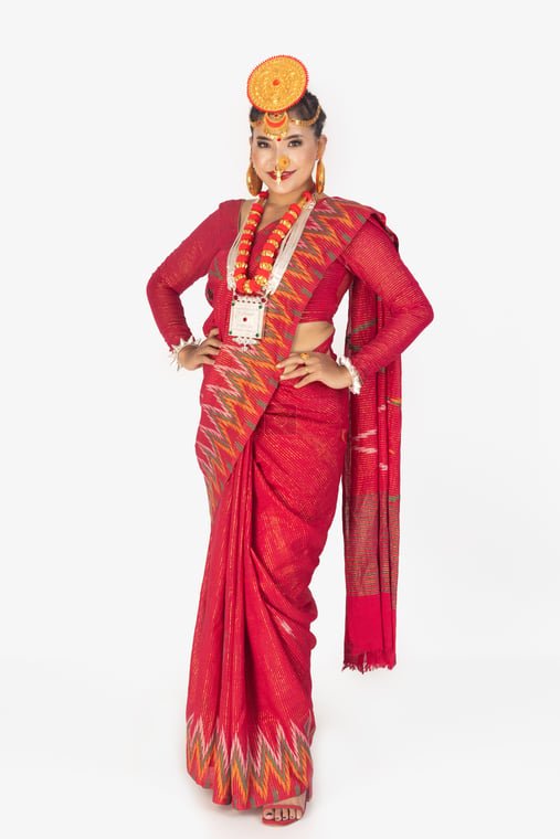 limbu dress design Limbu Culture Dress Mekhli Design 2023