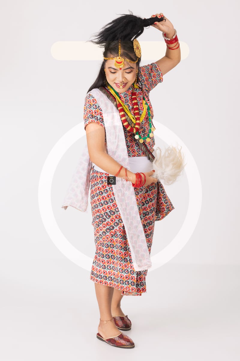 Kirati Rai Kirati Culture and Festival: Rai Woman Dancing with Pomi during Sakela ...