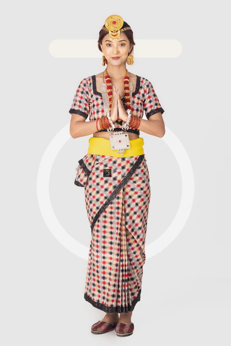 limbu dress design G O O D. M O R N I N G....... L I M B U Song..... Releasing Soon..... L I M B U Culture.... Dress design:- R square Collection boutique #r_square_collection_boutique_dharan_13 Rekha Limbu