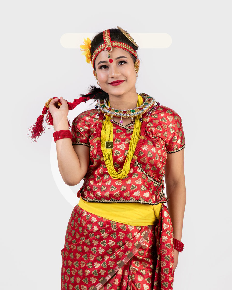 Nepali Girl Commercial Stock Image in Nepali Dress - Photos Nepal Nepali Girl Commercial Stock Image in Nepali Dress - Photos Nepal