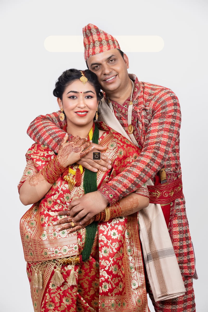 Ring Behuli Nepali Love Story: A Portrait of Behula and Behuli in Wedding Dress ...