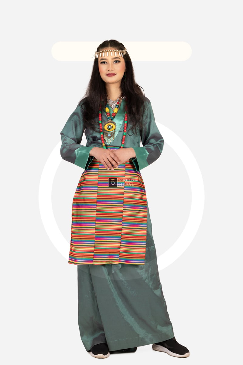 sherpa dress design Traditional Tibetan Wedding Dress for Sherpa Couple